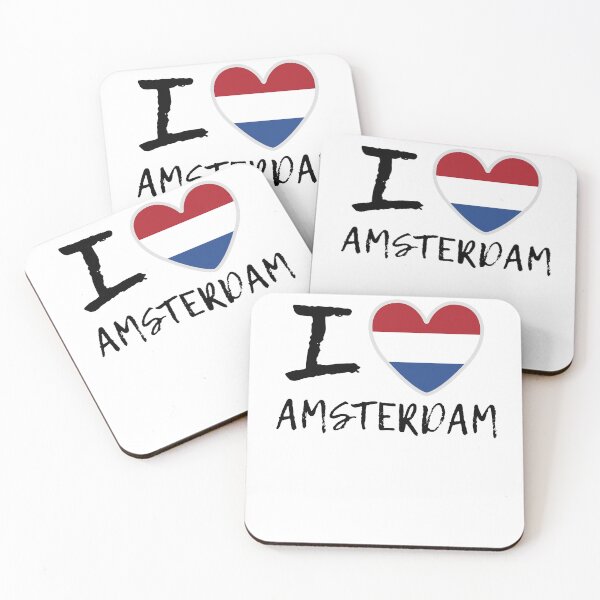 Item preview, I love Amsterdam - T-shirt for travelers designed and sold by TobiasLogic.