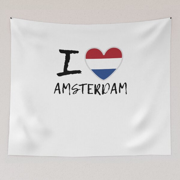 Item preview, I love Amsterdam - T-shirt for travelers designed and sold by TobiasLogic.