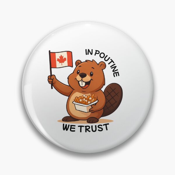 Item preview, Canadiana Image - Beaver with Poutine designed and sold by TLKStudio.