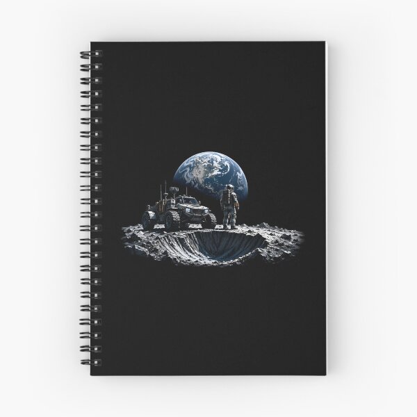 Item preview, Lunar Exploration Astronaut And Rover Earth View designed and sold by Fenay Designs.