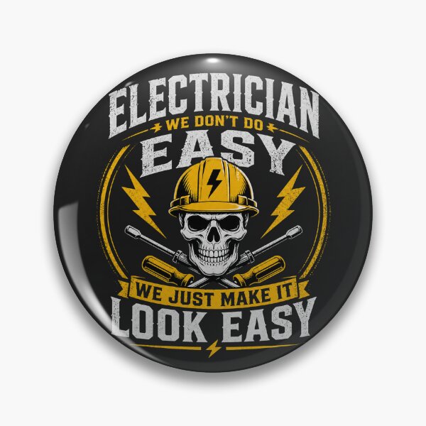 Item preview, Electrician We Don’t Do Easy We Just Make It Look Easy Funny Electrician Shirt designed and sold by Drip5.