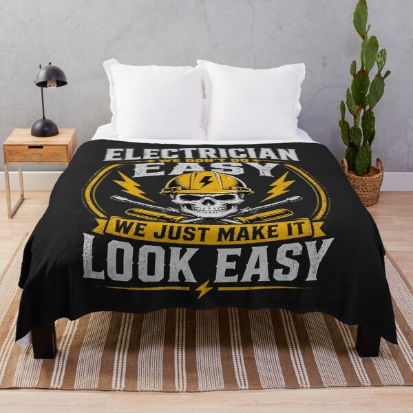 Item preview, Electrician We Don’t Do Easy We Just Make It Look Easy Funny Electrician Shirt designed and sold by Drip5.