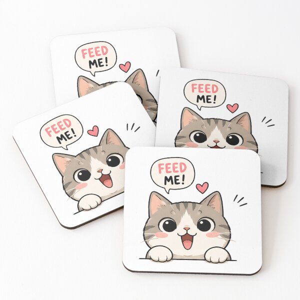Item preview, cat feed me designed and sold by tomasghrad.