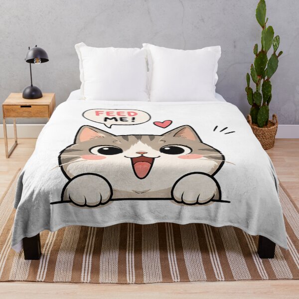 Item preview, cat feed me designed and sold by tomasghrad.