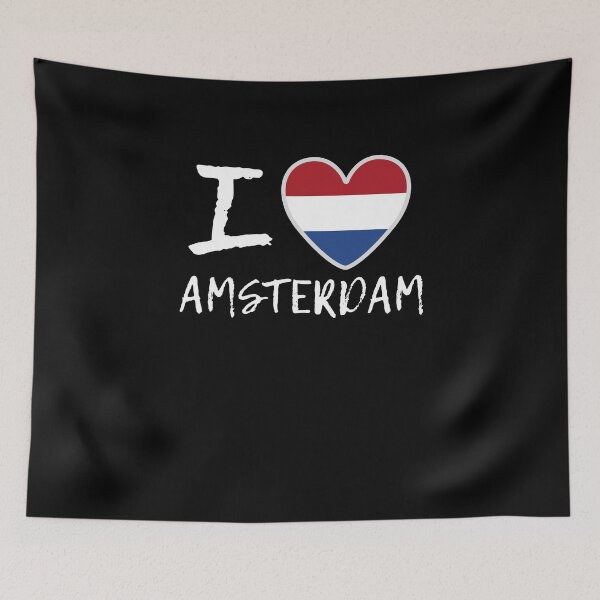 Item preview, I love Amsterdam - T-shirt for travelers designed and sold by TobiasLogic.