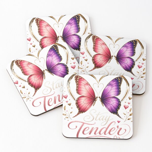 Item preview, Diseño de corazón de mariposa Stay Tender designed and sold by JagrDesigns.