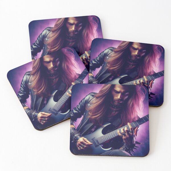 Item preview, Guitarrista de rock, guitarrista de rock, arte de la música rock designed and sold by ArtUnova.