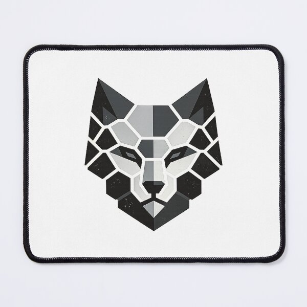 Item preview, Minimal Hex Grid Animal Head designed and sold by Anantha's Studio.