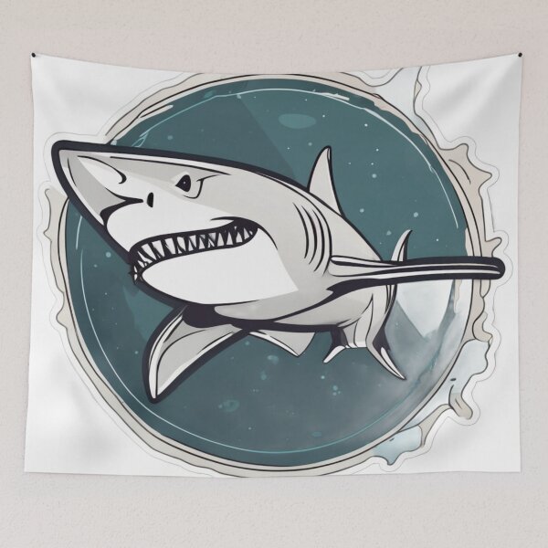 Item preview, Cool Shark Art designed and sold by Planetporridge.