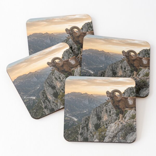 Item preview, Mouflon on a rocky cliff designed and sold by Malisa345.