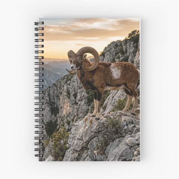 Item preview, Mouflon on a rocky cliff designed and sold by Malisa345.