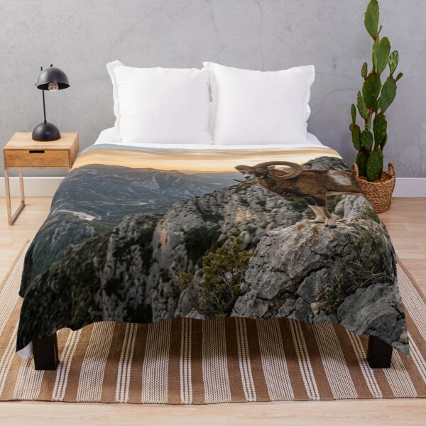 Item preview, Mouflon on a rocky cliff designed and sold by Malisa345.