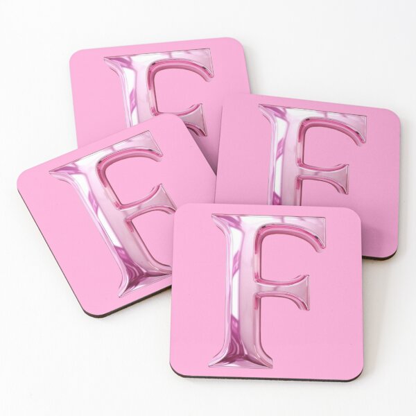 Item preview, Letter F, Shiny Balloon Effect, Name, Metallic designed and sold by We Are Stardust.