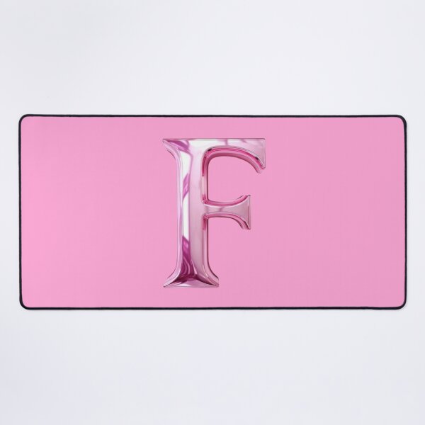 Item preview, Letter F, Shiny Balloon Effect, Name, Metallic designed and sold by We Are Stardust.