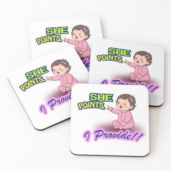 Item preview, She Points I Provide Funny Baby Girl Provider designed and sold by THMKagutsuchi.