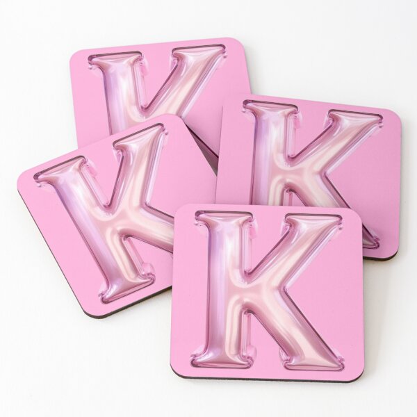 Item preview, Letter K, Shiny Balloon Effect, Name, Metallic designed and sold by We Are Stardust.