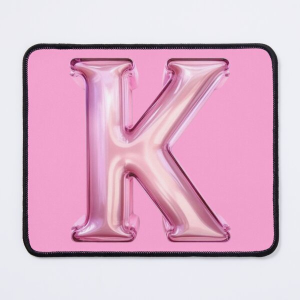Item preview, Letter K, Shiny Balloon Effect, Name, Metallic designed and sold by We Are Stardust.