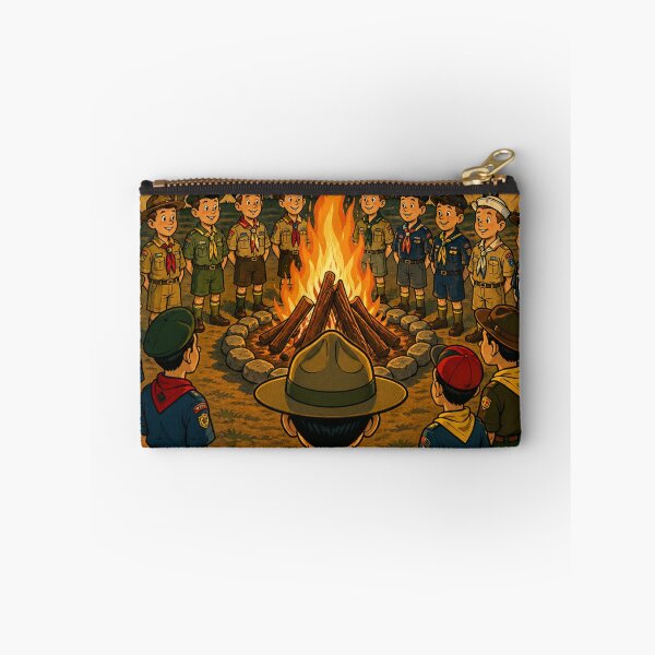 Item preview, Scouts United Around Campfire at International Jamboree Night designed and sold by Analog Aura .