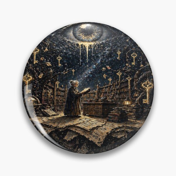 Item preview, Surreal Eye Keys Fantasy Art designed and sold by InkNovaLab.
