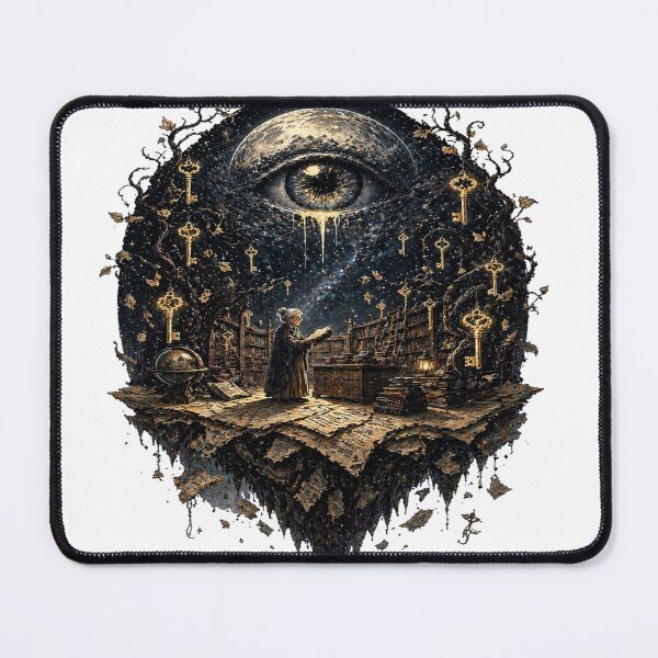 Item preview, Surreal Eye Keys Fantasy Art designed and sold by InkNovaLab.