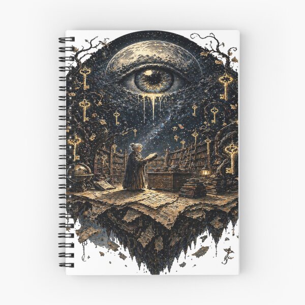 Item preview, Surreal Eye Keys Fantasy Art designed and sold by InkNovaLab.