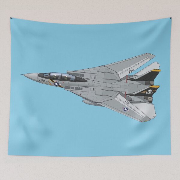 Item preview, F-14 Tomcat Supersonic Swept Wing Vector Art designed and sold by AfterburnerLab.