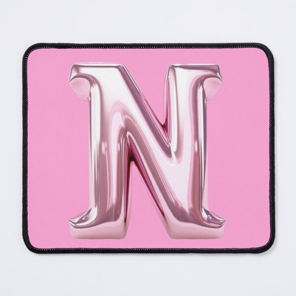 Item preview, Letter N, Shiny Balloon Effect, Name, Metallic designed and sold by We Are Stardust.