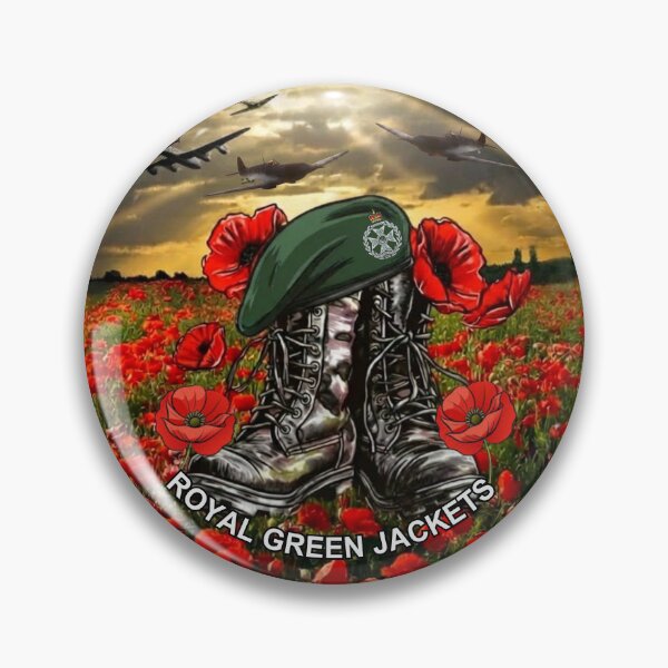 Item preview, Royal Green Jackets Beret on Boots Remembrance designed and sold by Bootneckstore.