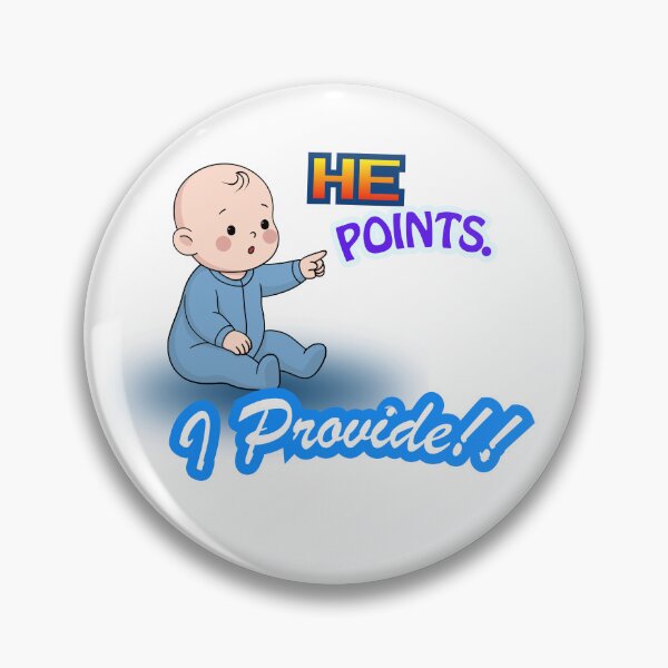 Item preview, He Points I Provide Funny Baby Boy Provider designed and sold by THMKagutsuchi.
