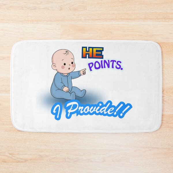 Item preview, He Points I Provide Funny Baby Boy Provider designed and sold by THMKagutsuchi.