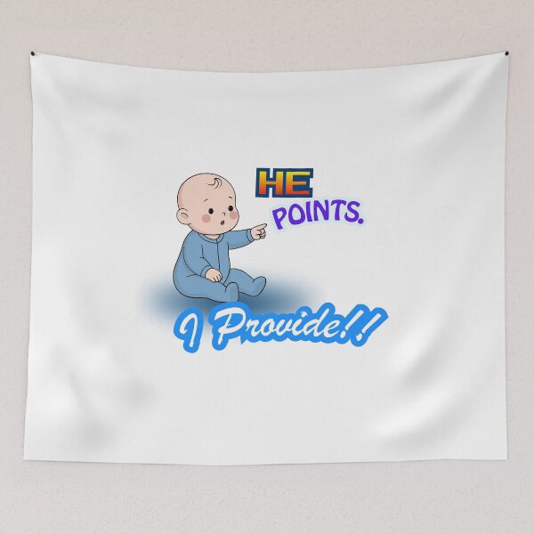 Item preview, He Points I Provide Funny Baby Boy Provider designed and sold by THMKagutsuchi.