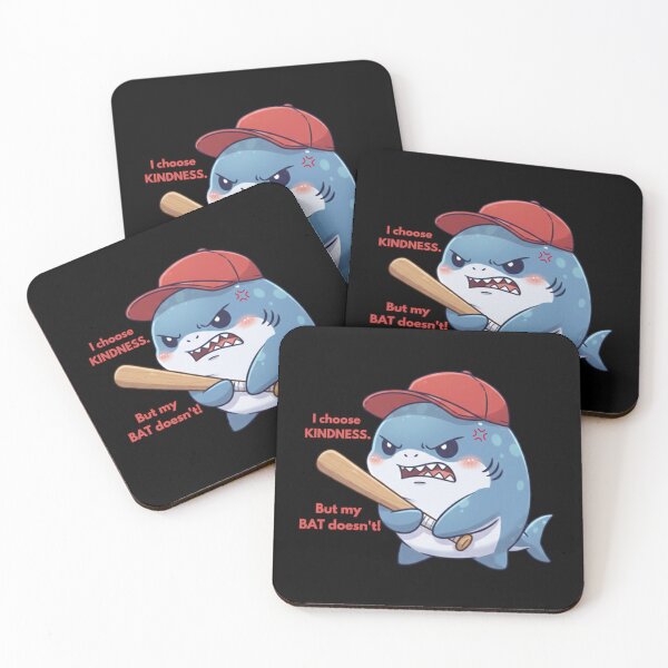 Item preview, Funny Baseball Shark designed and sold by Nature's Chibis.