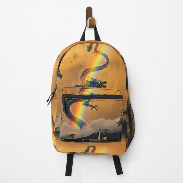 Item preview, Dragons running through the rainbow sky designed and sold by HD3284.