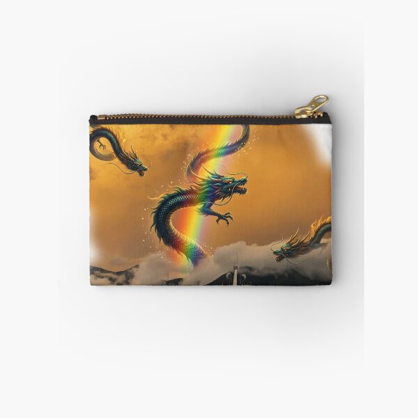 Item preview, Dragons running through the rainbow sky designed and sold by HD3284.