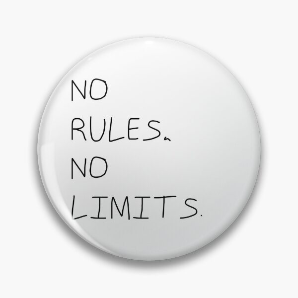 Item preview, NO RULES, NO LIMITS. - Vintage Industrial Typography (Black Lettering) designed and sold by districtmarket.