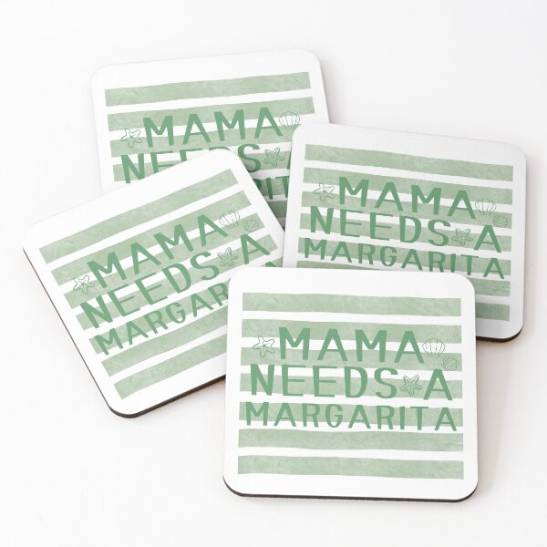 Item preview, Mama Needs A Margarita Coastal Beach, Funny Mom Summer Vacation Margarita designed and sold by PatiMood.