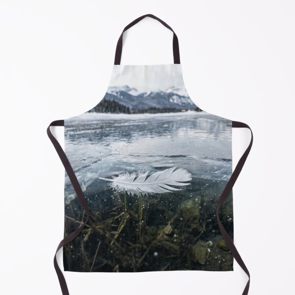 Item preview, Feather frozen in a transparent frozen lake designed and sold by Malisa345.