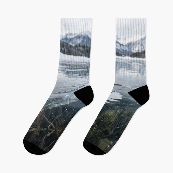 Item preview, Feather frozen in a transparent frozen lake designed and sold by Malisa345.
