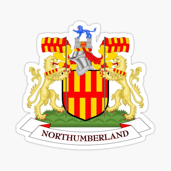 Item preview, Northumberland coat of arms designed and sold by Lingo Shop.