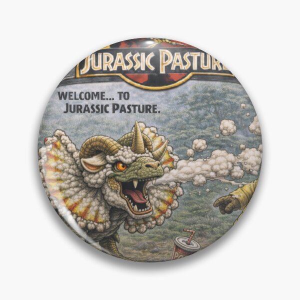 Item preview, Spit’n Wool Dilophosaurus - Jurassic Pasture Fleece Flare designed and sold by Thpoar.