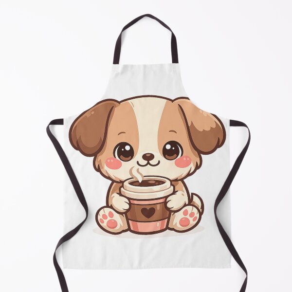 Item preview, Dog Coffee Cute Kawaii Puppy Cozy Coffee Lover Design designed and sold by Cute-Corne.