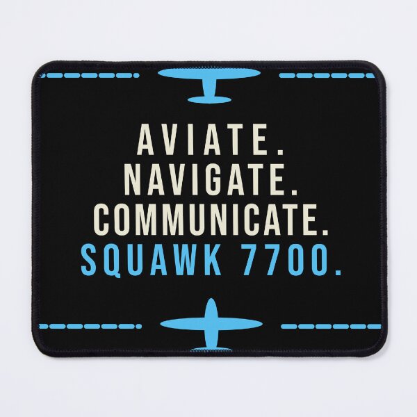 Item preview, Aviate Navigate Communicate Squawk 7700 Shirt | Pilot Aviation Tee | Funny Aviation Shirt | Dark Edition designed and sold by Willow Place Design.