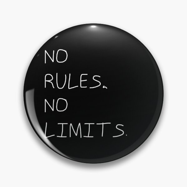 Item preview, NO RULES, NO LIMITS. - Vintage Industrial Typography (White Lettering) designed and sold by districtmarket.