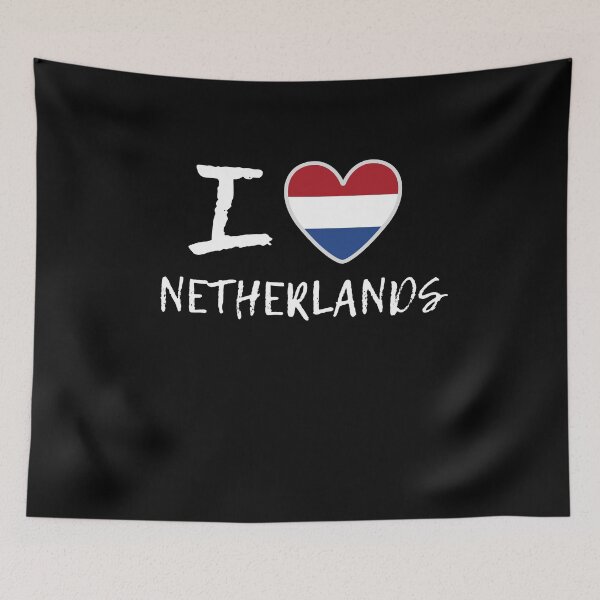 Item preview, I love Netherlands - T-shirt for travelers designed and sold by TobiasLogic.