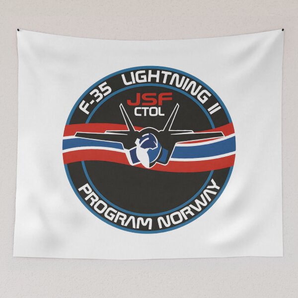 Item preview, Royal Norwegian Air Force F-35 Lightning II JSF Program Norway (CTOL) Insignia designed and sold by CharlieDesings.
