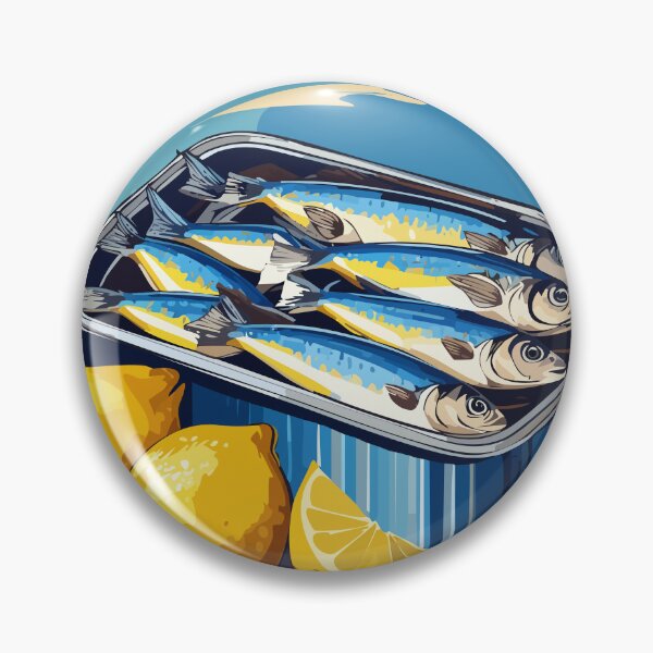 Item preview, Tin of Sardines and Lemons designed and sold by PlumePen.