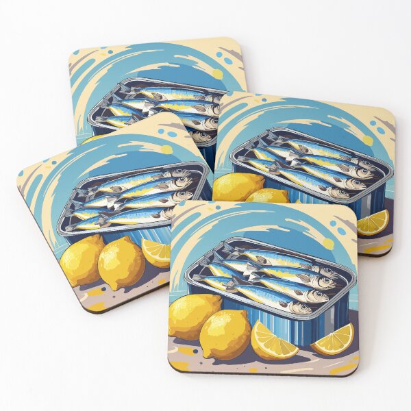Item preview, Tin of Sardines and Lemons designed and sold by PlumePen.
