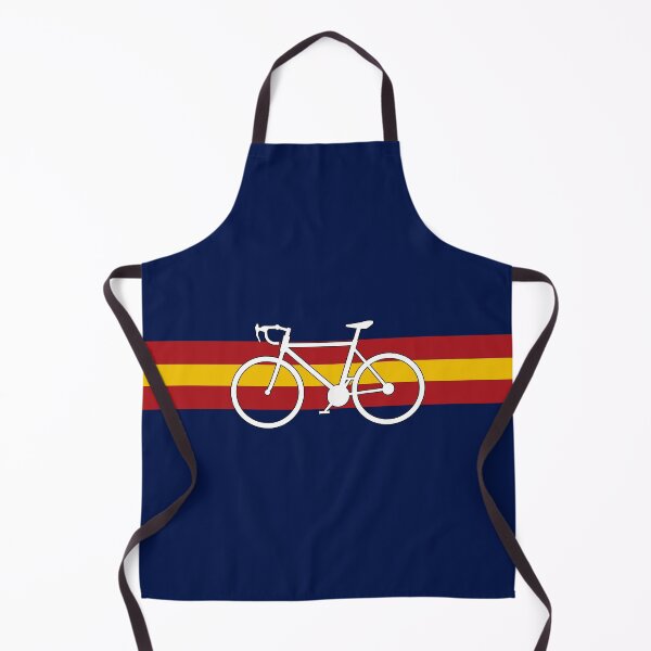 Item preview, spain cycling bike silhouette – vuelta a españa inspired mountain bike design with spanish flag colors designed and sold by rikyfreestyle.