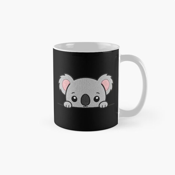 Item preview, Kawaii Koala Peeking Cute Cartoon Animal | Minimal Pastel Koala Design designed and sold by ColorSplash123.