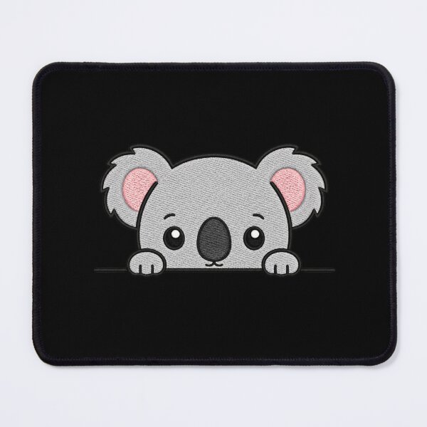 Item preview, Kawaii Koala Peeking Cute Cartoon Animal | Minimal Pastel Koala Design designed and sold by ColorSplash123.